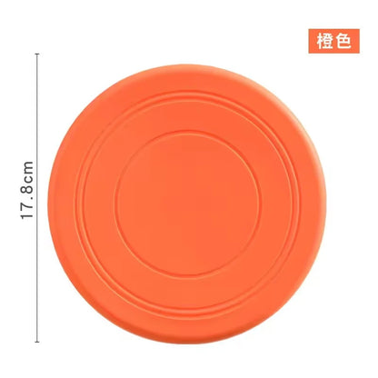 Silicone Dog Frisbee Toy – Soft & Durable Flying Disc for Dogs