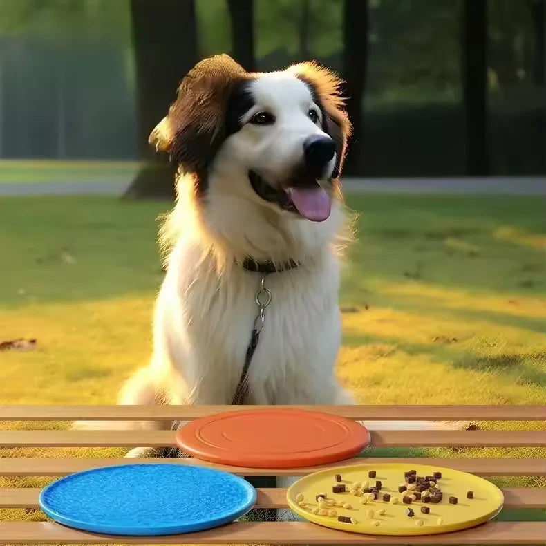 Silicone Dog Frisbee Toy – Soft & Durable Flying Disc for Dogs