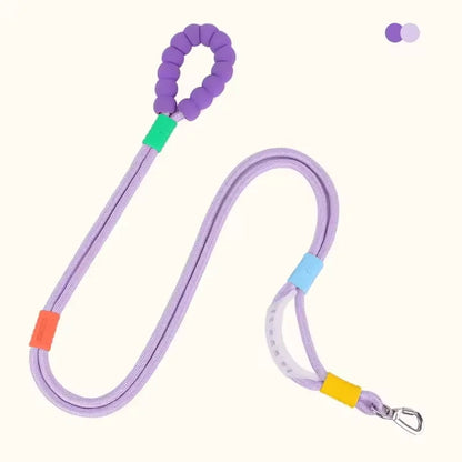 Colorful Foam Handle Dog Leash – Soft Grip Rope Lead for Dogs